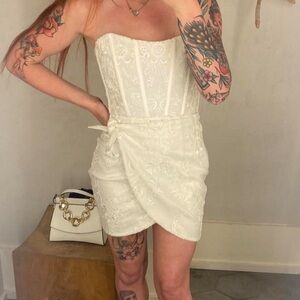 V. Chapman Nigella dress in White